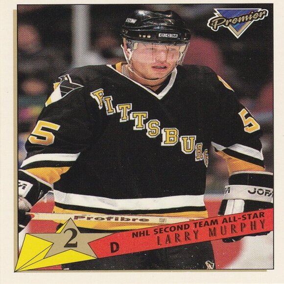 Larry Murphy Pittsburgh Penguins NHL Hockey Card Collection  - 6 Card Set - Picture 5 of 7